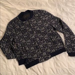 BCBGMaxazria Knit Bomber Jacket